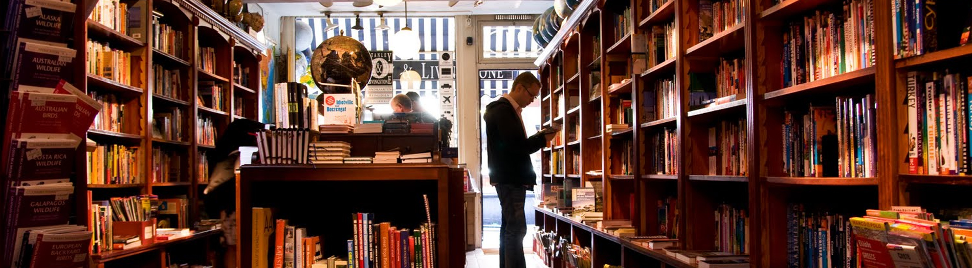 Inside of the book shoppe